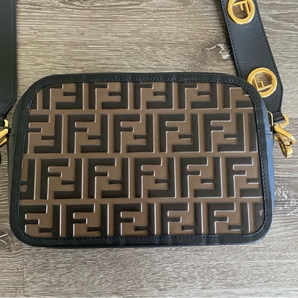 Fendi Embossed Leather Camera Bag - Picture 3 of 16